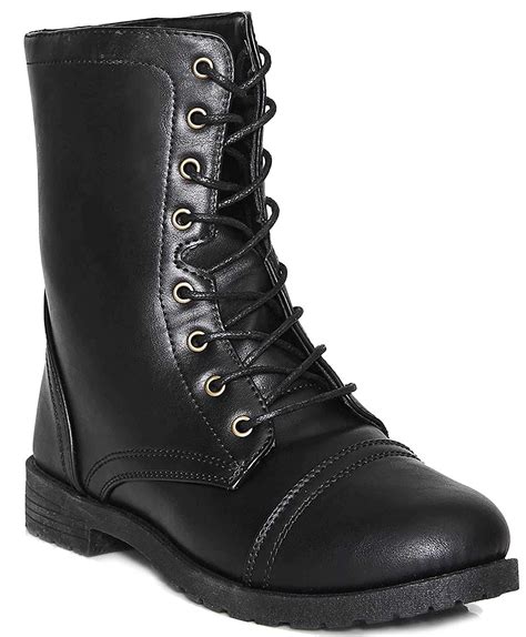 military lace up combat boots.